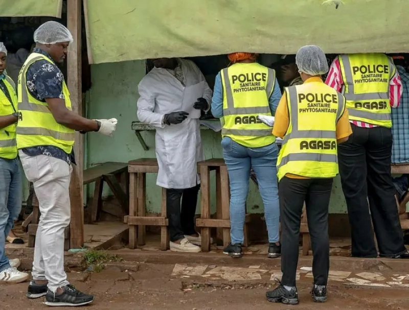 Agents de l’Agence gabonaise de sécurité alimentaire (Agasa)