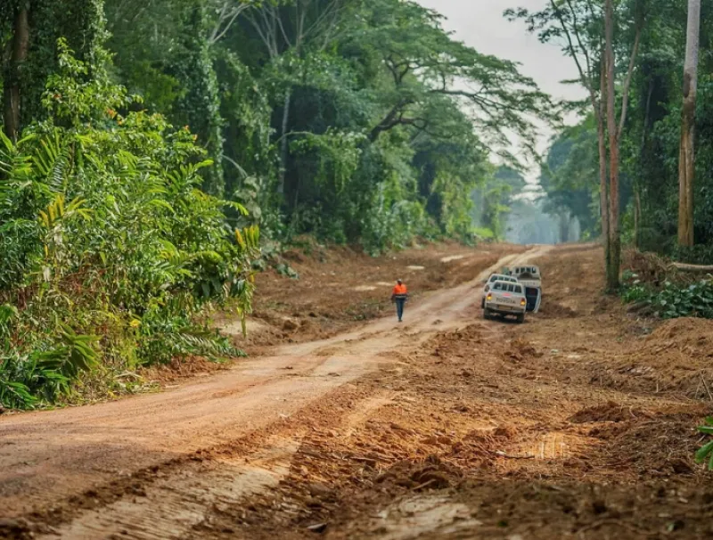 La régie des Travaux publics a déjà rouvert plus de 30 km sur la route Mékambo-Ekata