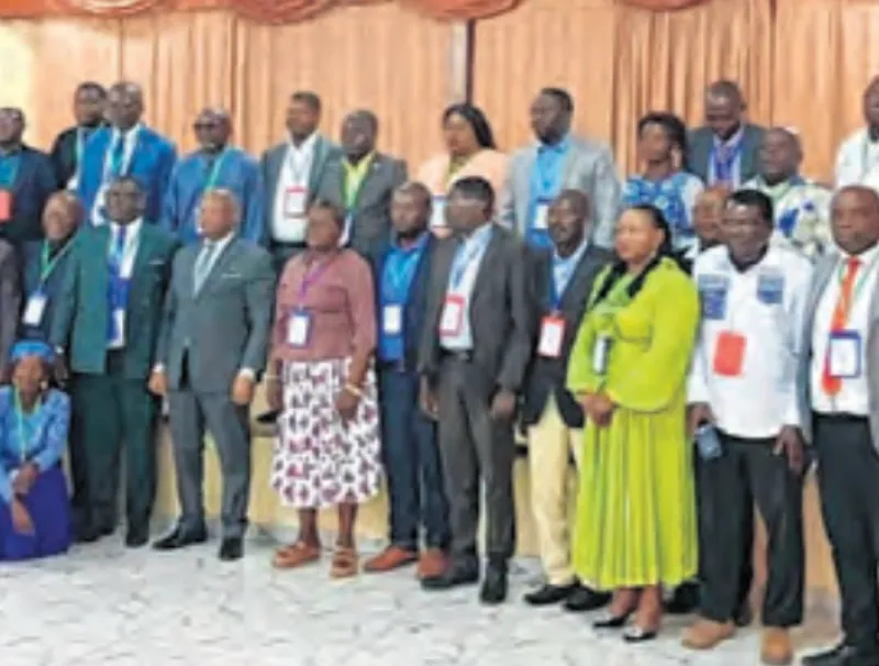 Les conseillers municipaux au terme de leurs travaux