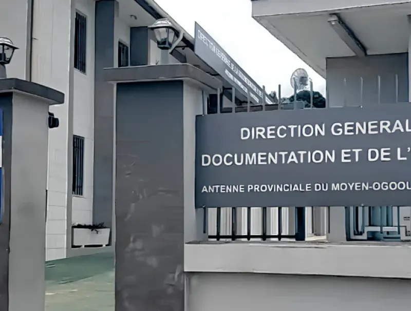 Le bâtiment abritant les services de la DGDI à Lambaréné.