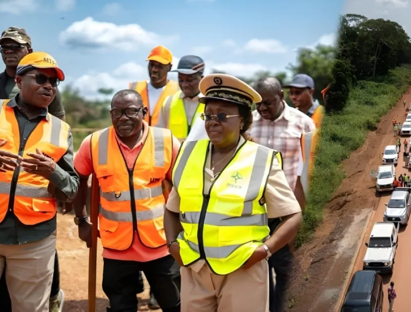Edgard Moukoumbi, ministre des Travaux publics