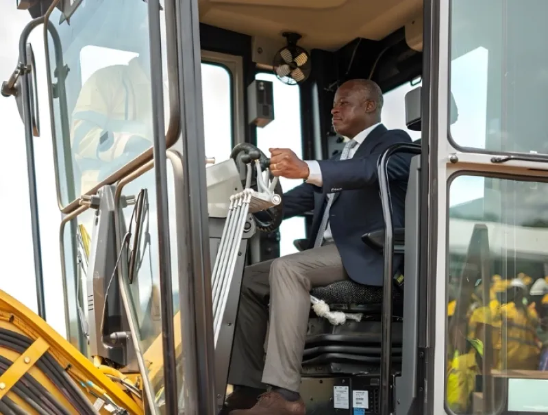 Hermann Immongault, vice-président du gouvernement gabonais