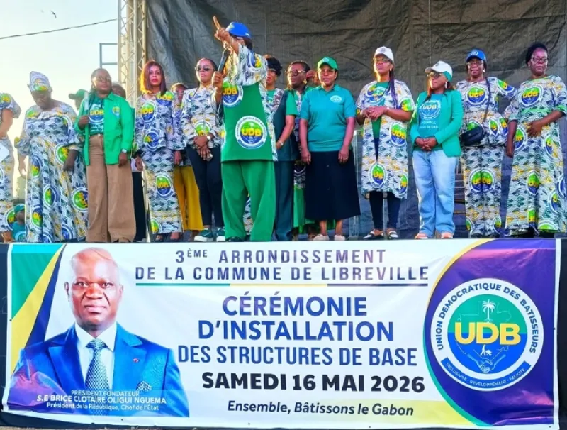 Installation des nouveaux responsables UDB du 3e arrondissement de Libreville
