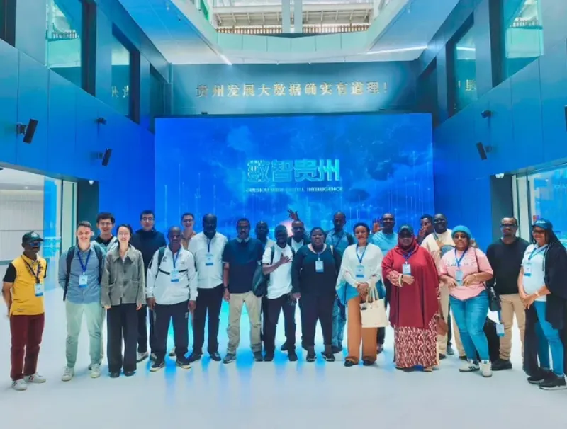 Vue des journalistes africains invités à la découverte des technologies chinoises.