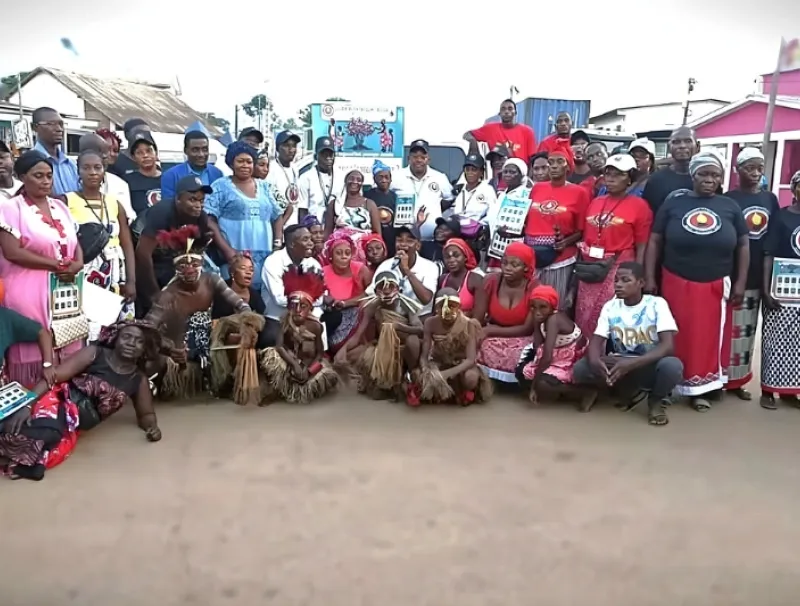 Les membres de Maghanga Ma Nzambe