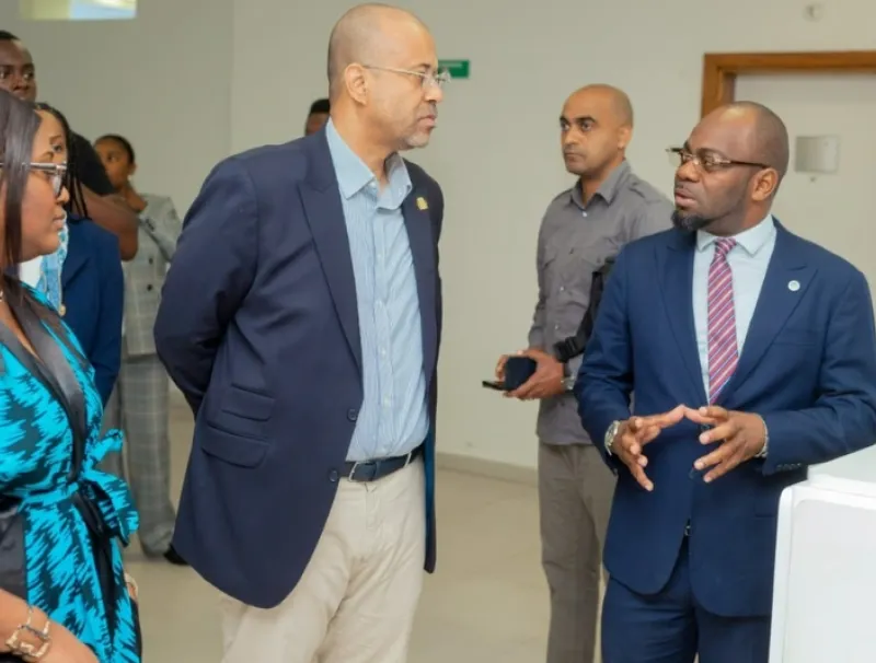 Michel Djombo, ministre du Développement Industriel, des Zones Economiques Spéciales et de la Promotion du Secteur Privé de la République du Congo