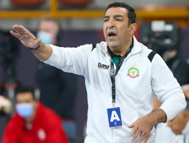 Noureddine Bouhaddioui, entraîneur de l'équipe nationale de handball du Gabon