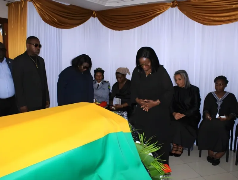 Obsèques d'Emmanuel Ondo Methogo