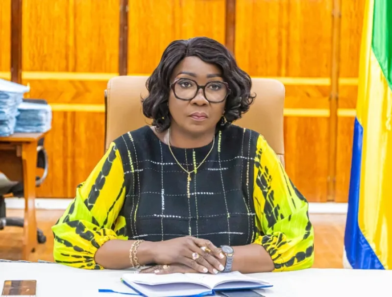 La ministre de la Fonction publique, Pr Marcelle Ibinga Itsitsa.