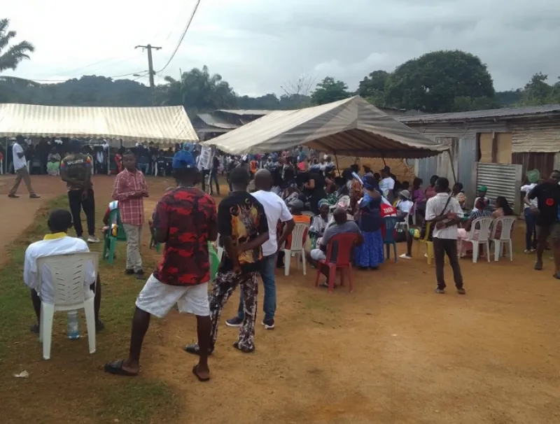 Rassemblement politique au Gabon