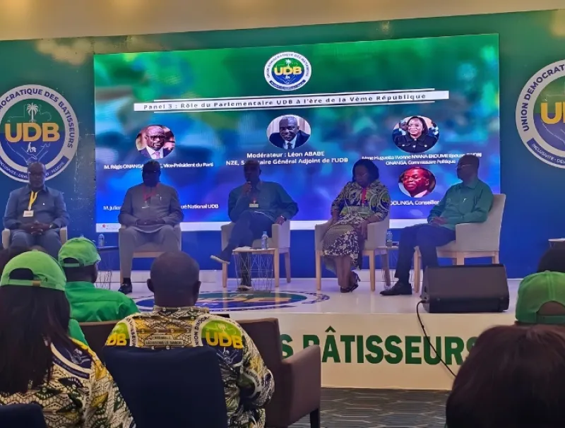 Grande rencontre du parti politique l'Union démocratique des bâtisseurs (UDB) 