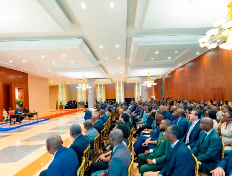 Réunion avec les responsables de la Fédération des entreprises du Gabon(FEG) et les patrons de PME-PMI