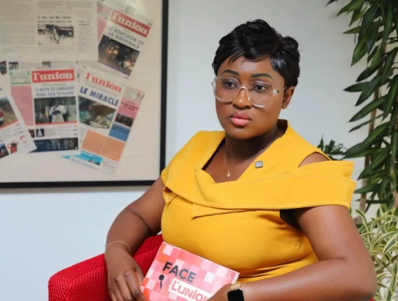 Rudy HOMBENET ANVINGUI, journaliste à l'union