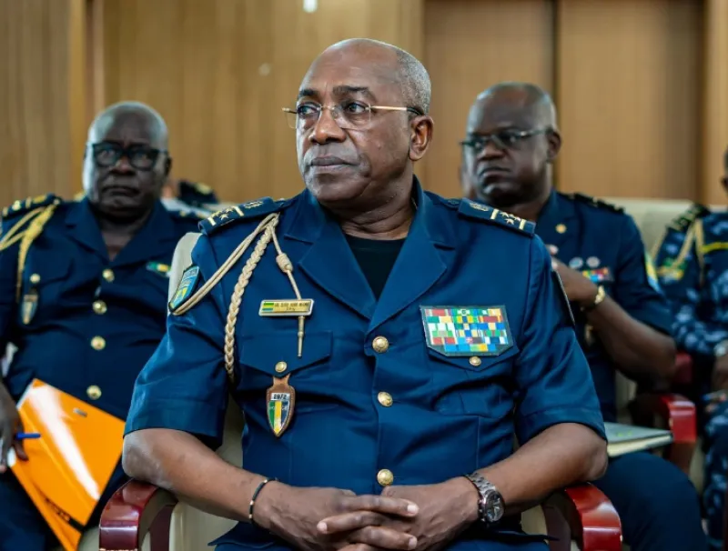 Serge Hervé Ngoma, commandant en chef de la police nationale