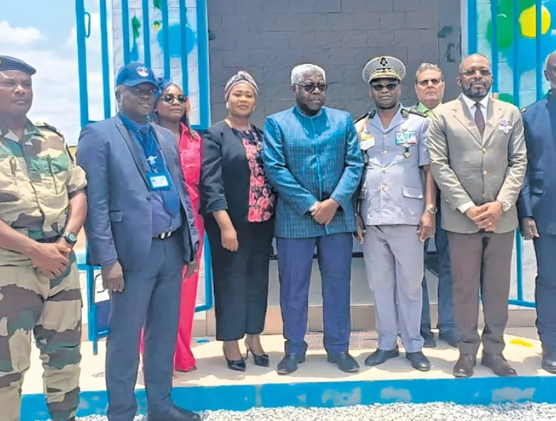 Mise en service du forage industriel à Oyem