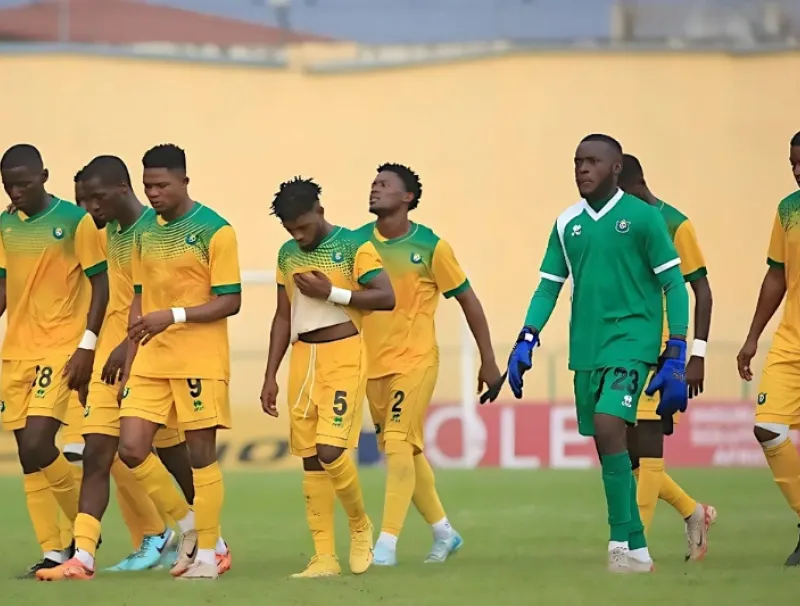 Les joueurs du CF Mounana
