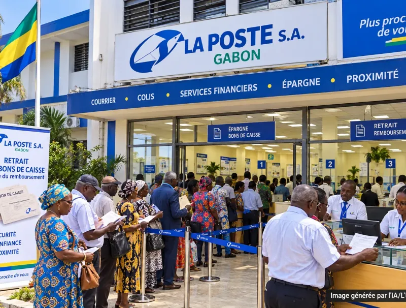 Gabon - distribution des bons de caisse