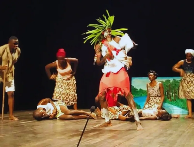 Scène d’un précédent festival «Coup de théâtre» à l’Institut français du Gabon. © DR