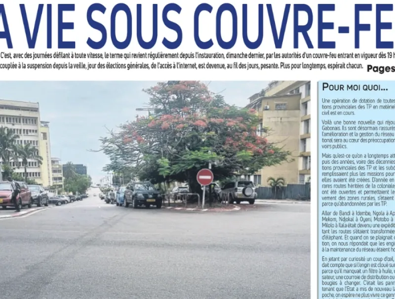L'Union à travers ses "UNES" - Mercredi 30 Août 2023 |  Couvre-feu à 19 heures : la journée à 100 à l'heure !