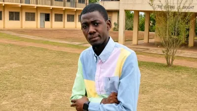 Junior Emmanuel Loussou, élève en classe de terminale