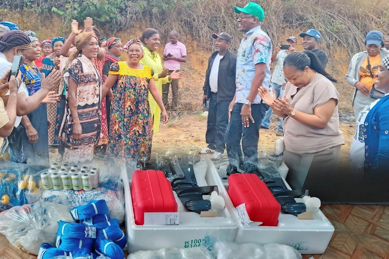 Mboungou Badouma : du matériel pour booster la pêche locale