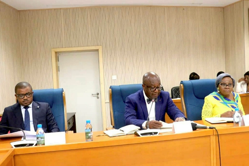 Gabonaise des jeux : Adrien Nguema Mba défend le projet devant les députés