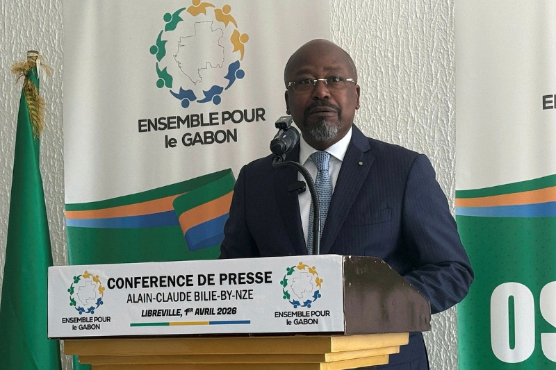 Alain Claude Bilie-By-Nzé, président du parti Ensemble pour le Gabon (EPG)