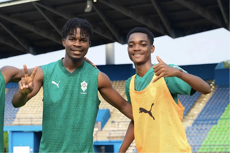 Assoumou et Kabinambele. © DR