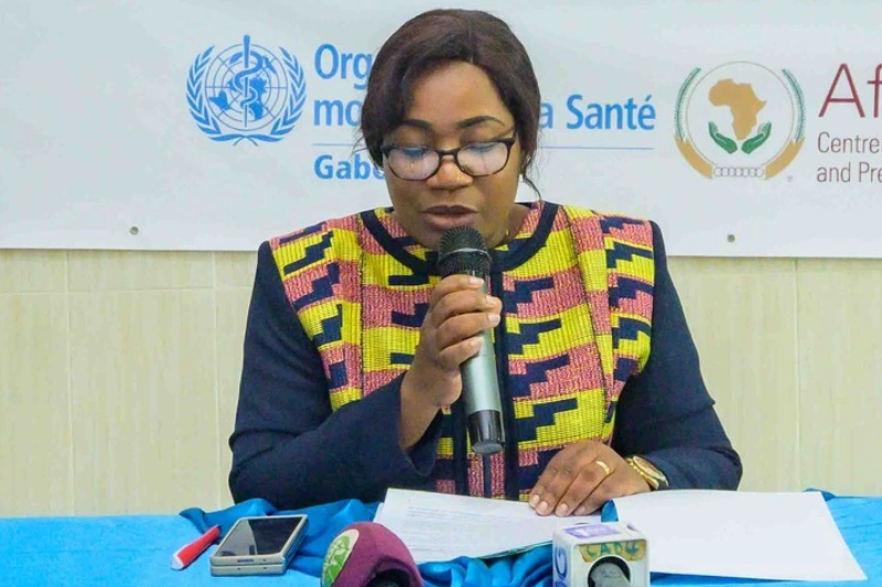 La ministre des Affaires sociales et de l’Inclusion, Nadine Nathalie Awanang-Anato