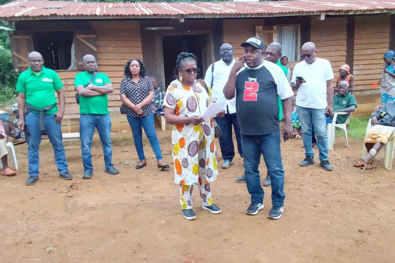Makokou : le geste de cœur de l'honorable Virginie Valentine Bekopa-Roy © DR
