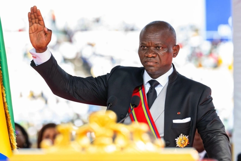 Brice Clotaire Oligui Nguema, président du Gabon