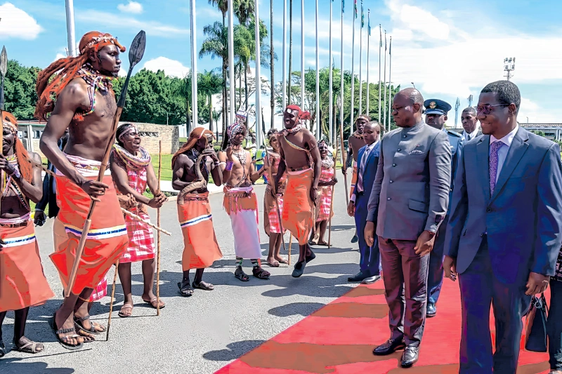 Brice Clotaire Oligui Nguema, président du Gabon en visite à Nairobi