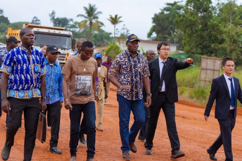 Brice Clotaire Oligui Nguema, président du Gabon à Oyem