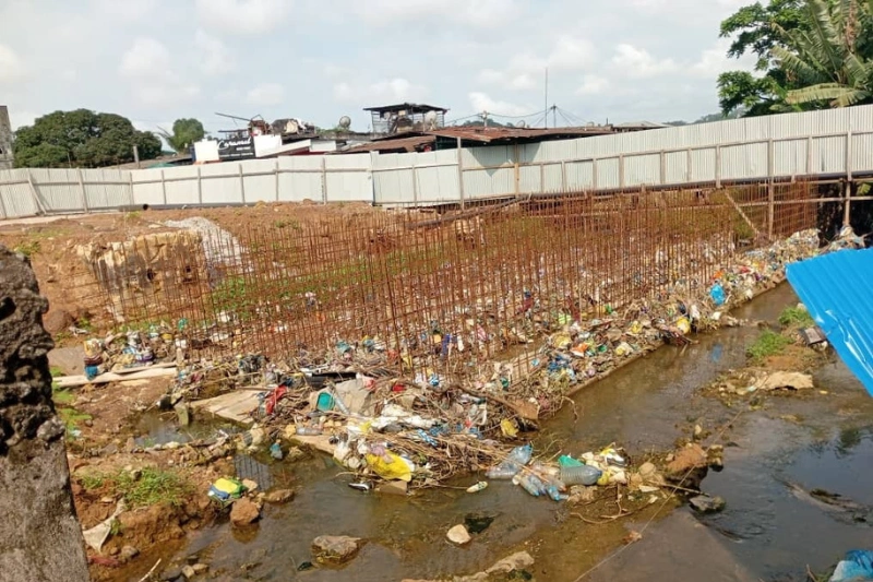Buse du Rond-point de Nzeng-Ayong : les travaux à l'arrêt