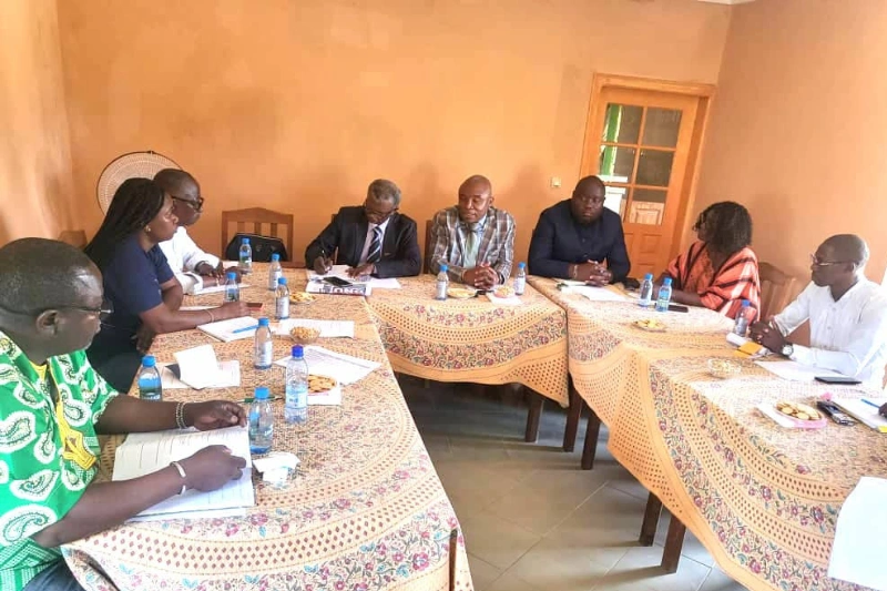 Les membres de la CSTG lors de la rencontre.