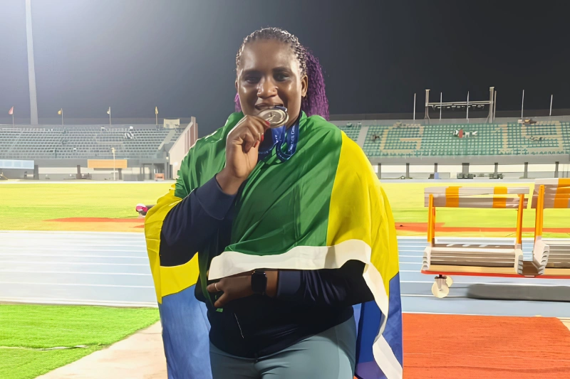 Athlétisme : une médaille d'argent pour Mekame Ndong et deux records gabonais battus à Accra