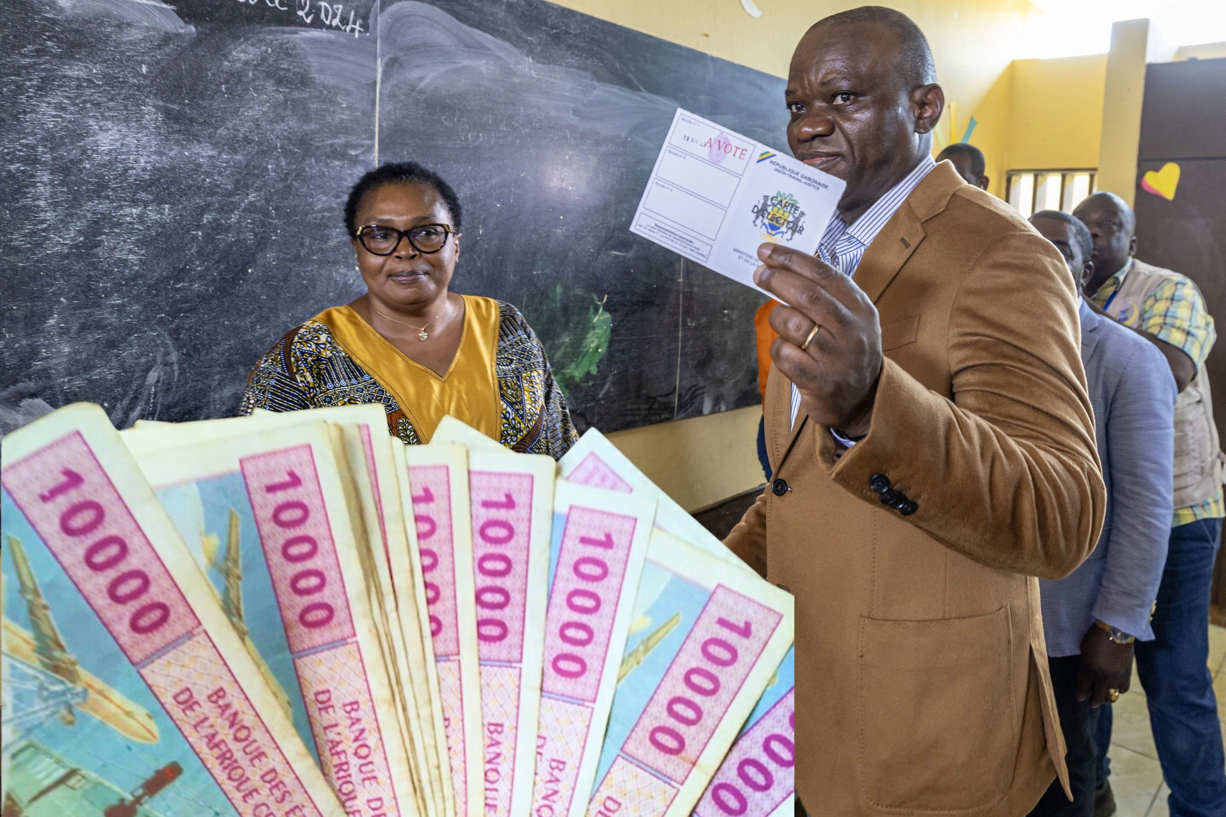 Le Président de la Transition, Brice Clotaire Oligui Nguema