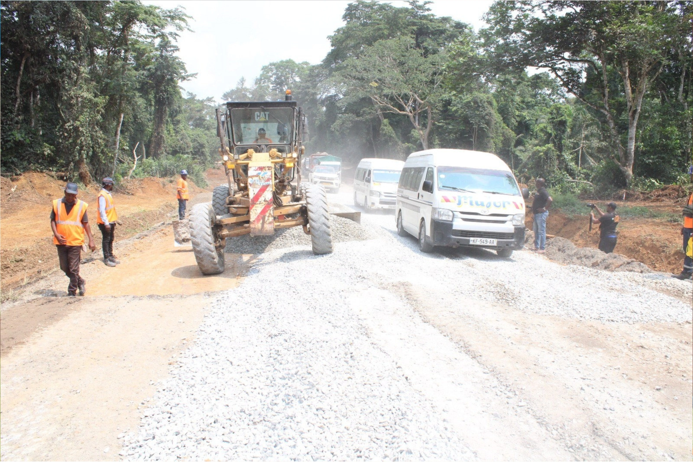 Chantier Bifoun-Ndolé. © Adjaï Ntoutoume