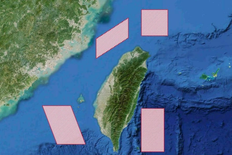 Chine : d'importantes forces déployées autour de Taïwan