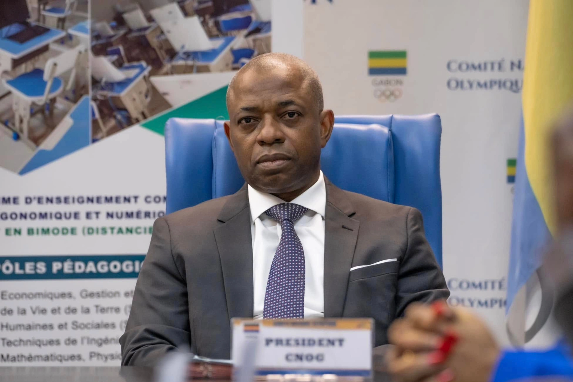 Cresant Pambo, président du Comité national olympique du Gabon © DR