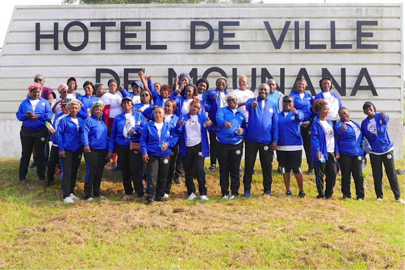  Les membres de l’association AMC de Mounana. : Arnaud Mihindou ©