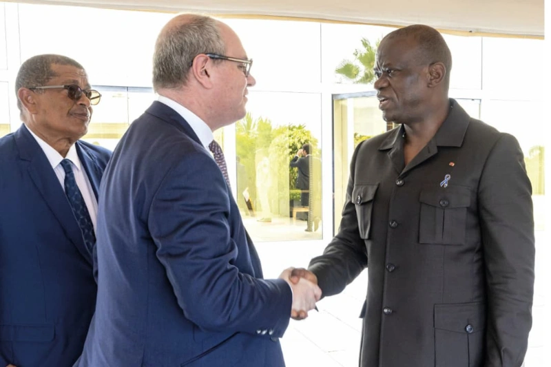 Oligui Nguema échange avec le directeur général du groupe Eramet