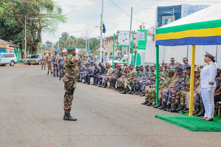 Port-Gentil : honneurs et parade militaires au menu