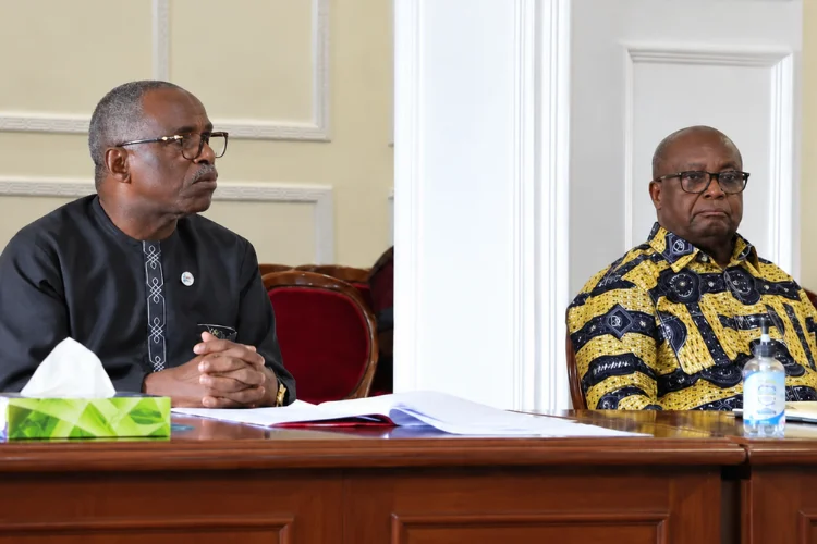 François Ndong Obiang et Adrien Nguema Mba