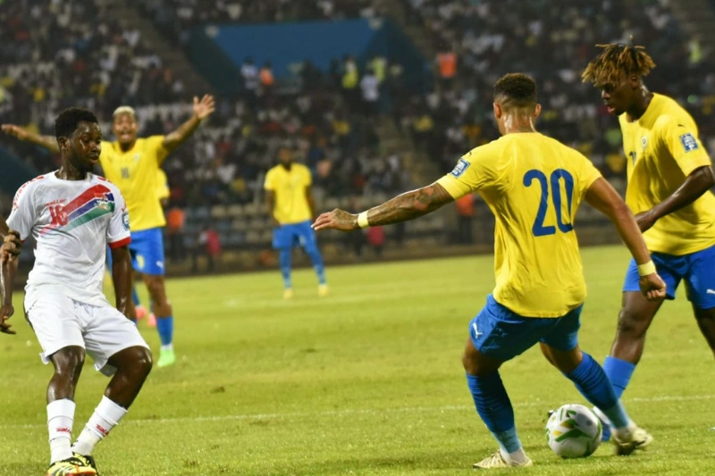 Match Gabon-Gambie à Franceville. © DR