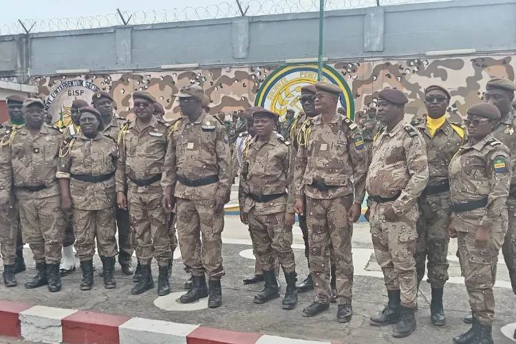 Sécurité pénitentiaire : le lt-colonel Guy Gajot Émane, nouveau directeur régional du Centre à Port-Gentil