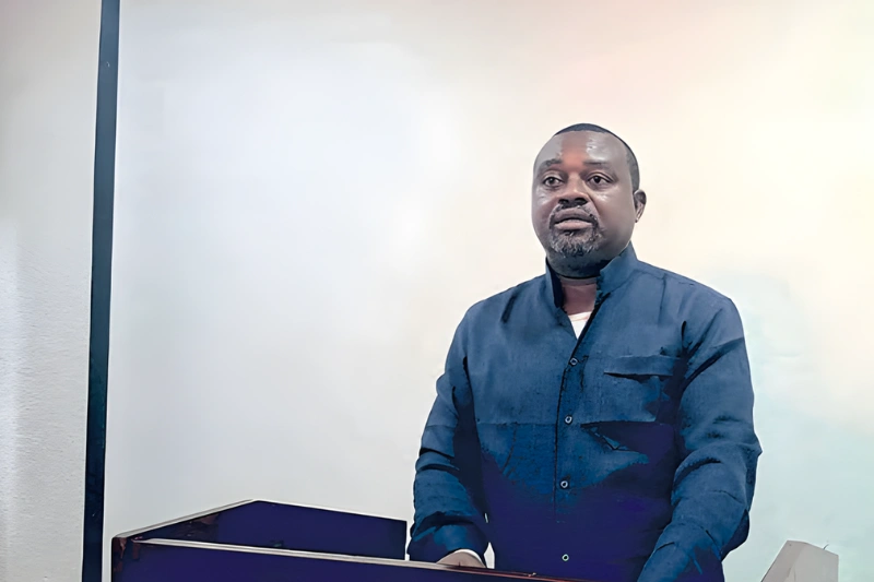 Gérard Ella Nguema, leader du FPG