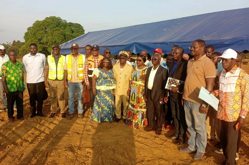 Construction d'un hôpital à Okolassi : 17 familles indemnisées