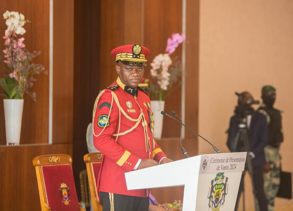 Le président de la République Brice Clotaire Oligui Nguema