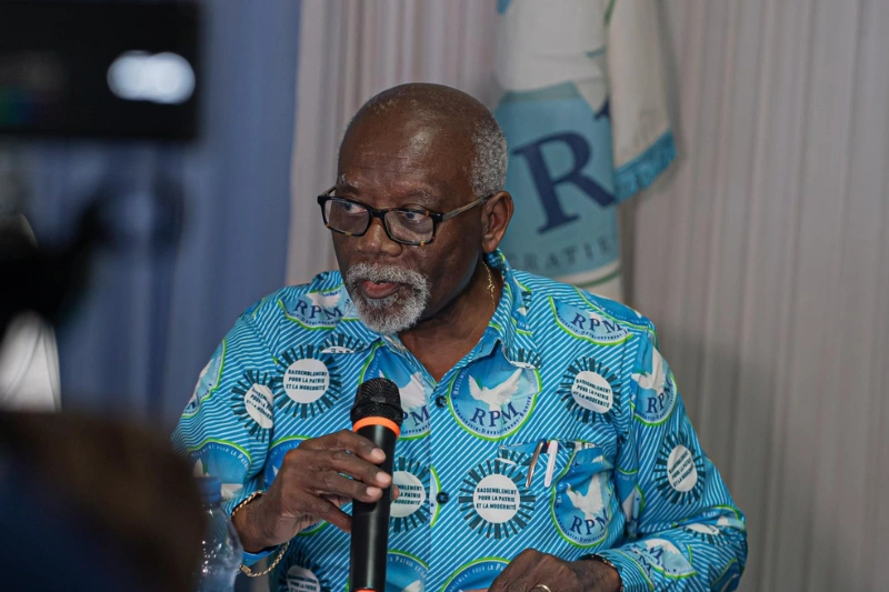 Jean-Robert Goulongana, président par intérim du Rassemblement pour la patrie et la modernité (RPM)